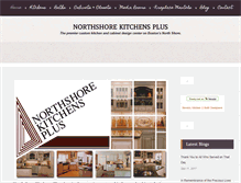 Tablet Screenshot of northshorekitchensplus.com